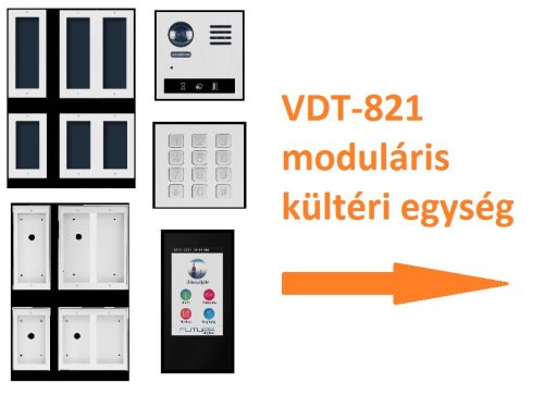 VDT-821 MODULÁRIS KÜLTÉRI EGYSÉG TARTOZÉKAI: