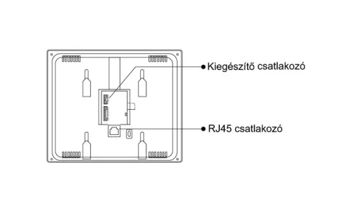 Kiegészítő 7 colos IP beltéri egység Futura VIX...kaputelefon szettekhez. FUTURA VIX-482