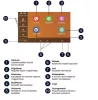 Kiegészítő 7 colos WIFI-s IP beltéri egység FDH Futura kaputelefon szettekhez. FDH-7G/W (B)