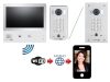 Színes WIFI-s videó kaputelefon szett 7 col, mechanikus kódzárral. FUTURA VDK-47171/MK
