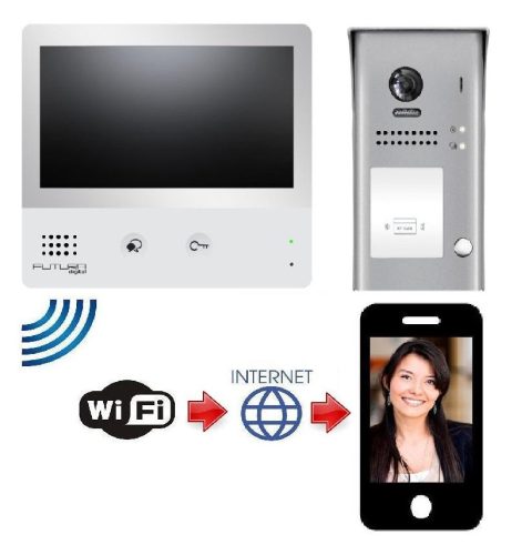 Színes WIFI-s videó kaputelefon szett 7 col FUTURA VDK-471/607C/S1