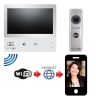 Színes WIFI-s videó kaputelefon szett 7 col FUTURA.  KESKENY kültéri. VDK-471/616C