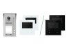 Színes 2 lakásos videó kaputelefon szett 4,3 col. VFK-462(W/B)/607C/S2. FUTURA