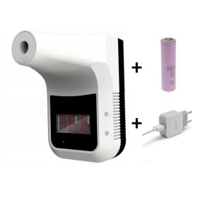 Automata testhőmérséklet mérő (infra hőmérő, lázmérő), homlokon, kézfejen való méréssel. K3 alap   Automata testhőmérséklet mérő (infra hőmérő, lázmérő), homlokon, kézfejen való méréssel. K3 alap