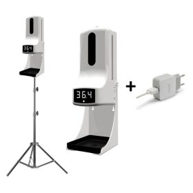 2 az 1-ben automata testhőmérséklet mérő (infra hőmérő), és fertőtlenítő adagoló. K9 Pro Full   2 az 1-ben automata testhőmérséklet mérő (infra hőmérő), és fertőtlenítő adagoló. K9 Pro Full
