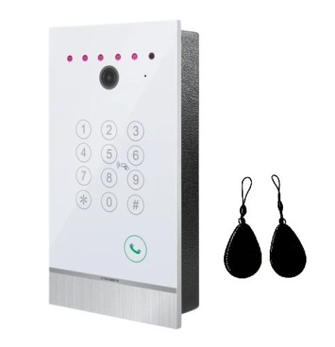 AHD 1080P kártyaolvasós és kódzáras SÜLLYESZTETT kültéri egység. FlexiDoor. FK-220-N A