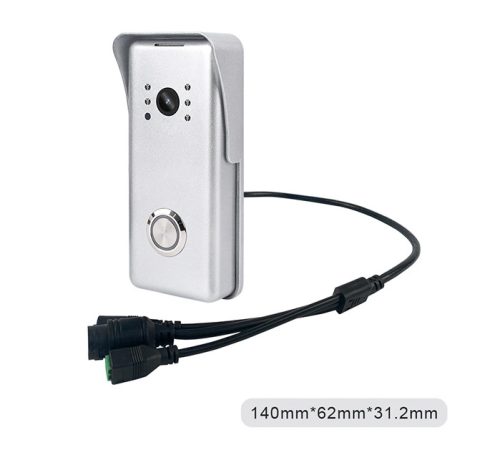 Színes, multifunkciós, WiFi + LAN, IP, okos videó kaputelefon + csengő. FlexiDoor. FIP-226