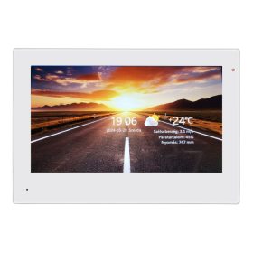   WiFi-s 7 colos 2 VEZETÉKES érintőképernyős kaputelefon beltéri egység. FlexiDoor. FB-703D