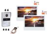 WiFi-s 10 colos, 2 lakásos, 2 VEZETÉKES érintőképernyős kaputelefon SZETT. Kártyaolvasó. FlexiDoor. FD-111223-2