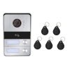 WiFi-s 10 colos, 2 lakásos, 2 VEZETÉKES érintőképernyős kaputelefon SZETT. Kártyaolvasó. FlexiDoor. FD-111223-2