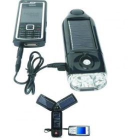Napelemes kézi LED lámpa telefontöltő funkcióval Napelemes kézi LED lámpa telefontöltő funkcióval