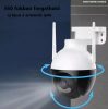 Kültéri forgatható 3 MP HD WiFi-s IP kamera 2 irányú hanggal.  TB2541_H1