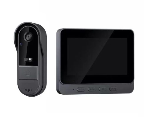 Vezeték nélküli videó kaputelefon. 4,3 col, IPS.   TB2694_M15a