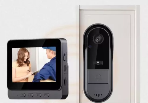 Vezeték nélküli videó kaputelefon. 4,3 col, IPS.   TB2694_M15a