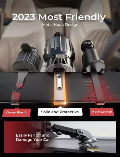 Autós mobiltelefon tartó, szellőzőrácsra rögzíthető. TB2664_Y15