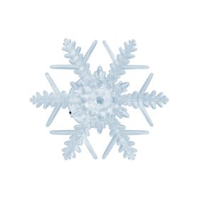 LED-es ablakdísz, hókristály. KID 331/WH