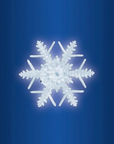 LED-es ablakdísz, hókristály. KID 331/WH