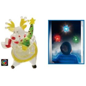 LED-es ablakdísz, rénszarvas KID 321