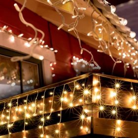 LED izzós IDŐZÍTŐS jégcsap fényfüggöny 900 LEDes, 8 programos, 30 m. KKF 908/WW   LED izzós IDŐZÍTŐS jégcsap fényfüggöny 900 LEDes, 8 programos, 30 m. KKF 908/WW