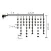 LED-es csillag fényfüggöny (meleg fehér) KAF 50L/WW