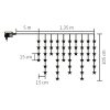 LED-es csillag fényfüggöny (meleg fehér) KAF 50L/WW