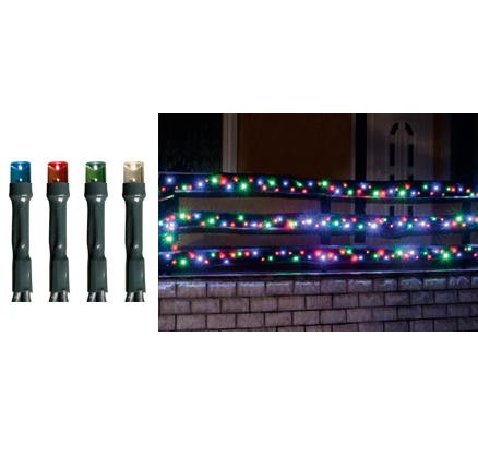 Kültéri LEDes fényfüzér, 500-as, színes, 35m, KKL 500C/M
