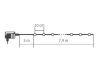 MICRO LED-es fényfüzér, ML 80/WH