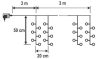 Micro LED-es 8 programos fényfüggöny, meleg fehér, 300-as, CLUSTER (fürtös, süni). MLF 300/WW