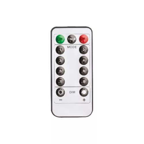 Micro LED-es 8 programos fényfüggöny, meleg fehér, 200-as, CLUSTER (fürtös, süni). MLF 200/WW