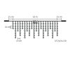 LED-es SOROLHATÓ (toldható) JÉGCSAP fényfüggöny, 10 m, IP44. DLFJ 400/WH