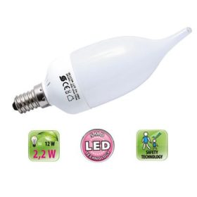 HOME E14 2,2 W LED izzó meleg fehér. Dekor gyertya. HOME E14 2,2 W LED izzó meleg fehér. Dekor gyertya.