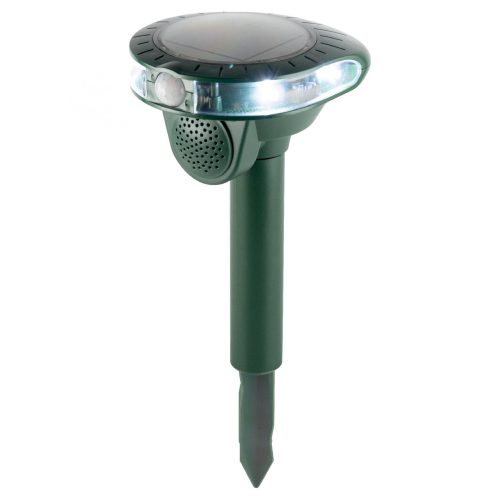AR 01 állatriasztó, PIR mozgásérzékelő, ultrahang, fényjelzés, 13 - 60 kHz, napelem. AR 01
