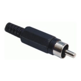 Szerelhető RCA dugó fekete. 05077FK Szerelhető RCA dugó fekete. 05077FK