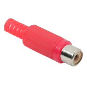 Szerelhető RCA lengőalj piros. 05077PI Szerelhető RCA lengőalj piros. 05077PI