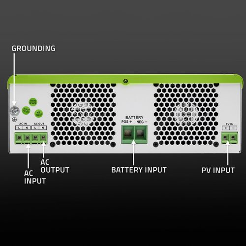 1,5 kW Off grid hybrid szolár inverter. MPPT, 12 V. 100 A, Tiszta szinusz. 53863