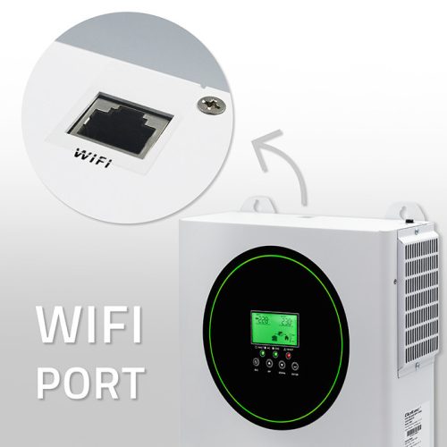 1,5 kW Off grid hybrid szolár inverter. MPPT, 12 V. 100 A, Tiszta szinusz. 53863