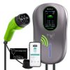 3 fázisú, állítható áramú (16- 32 A), 22 kW, Type 2 EV (elektromos autó)  töltő, 5 m. WiFi, RFID. 52430