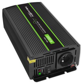 Inverter, tiszta szinuszos, 12 V/230 V, 1000 W / 2000 W. 51934   Inverter, tiszta szinuszos, 12 V/230 V, 1000 W / 2000 W. 51934