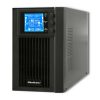  UPS szünetmentes tápegység, Online, Tiszta szinusz. 1 kVA / 800 W | LCD.  53042 Qoltec