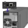  UPS szünetmentes tápegység, Online, Tiszta szinusz. 2 kVA / 1 600 W | LCD.  53981 Qoltec