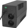 Szünetmentes tápegység (UPS) Line Interactiv, módosított szinusz, 1000 VA / 600 W.  53774 Qoltec
