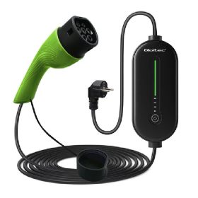   1 fázisú, állítható áramú (8 - 16 A) 3,5 kW, Type 2 EV (elektromos autó)  töltő, 5 m. 52434