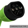 1 fázisú, állítható áramú (8 - 16 A) 3,5 kW, Type 2 EV (elektromos autó)  töltő, 5 m. 52434