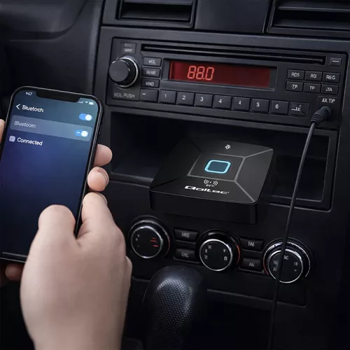 Bluetooth-os audio transmitter és okostelefon kihangosító, NFC-vel, beépített mikrofonnal. 56981