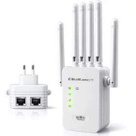   WiFi jelerősítő, repeater, hozzáférési Pont AC1200. 6 antenna | 2x RJ45.  2,4 / 5,8 GHz. 128 MB. 57068