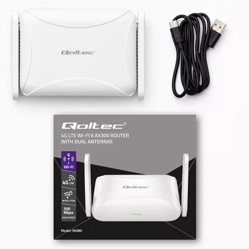 4G mobil router, 2,4 GHz, micro SIM aljzattal. 56980