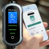 1 és 3 fázisú (230 V/400 V), állítható áramú (8- 16 A), max. 11 kW, időzíthető Type 2 EV (elektromos autó)  töltő, 5 m. WiFi. 52720