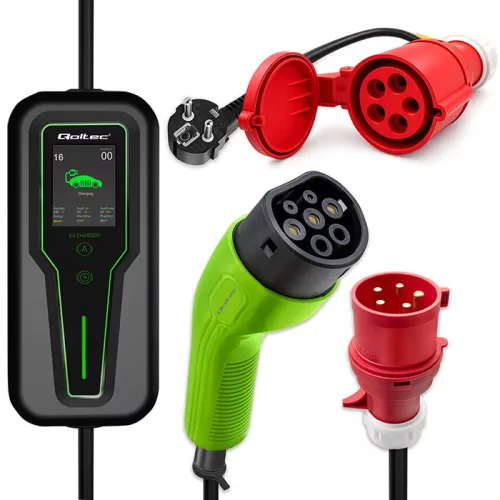 Hálózati adapter  kábel elektromos autó töltőhöz. SCHUKO 230 V - CEE 16 A 5P aljzat ,  max 16 A , 3,5 kW. 52724