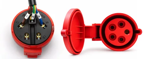Hálózati adapter  kábel elektromos autó töltőhöz. SCHUKO 230 V - CEE 16 A 5P aljzat ,  max 16 A , 3,5 kW. 52724