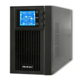    UPS szünetmentes tápegység, Online, Tiszta szinusz. 1 kVA / 800 W | LCD.  52640 Qoltec